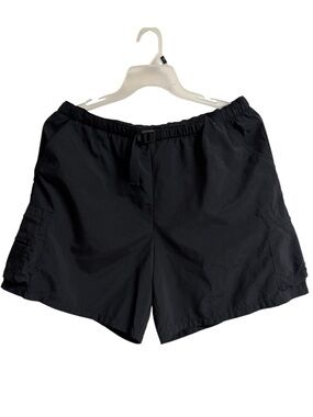 Columbia Black Women's Elastic-Waist Cargo Shorts